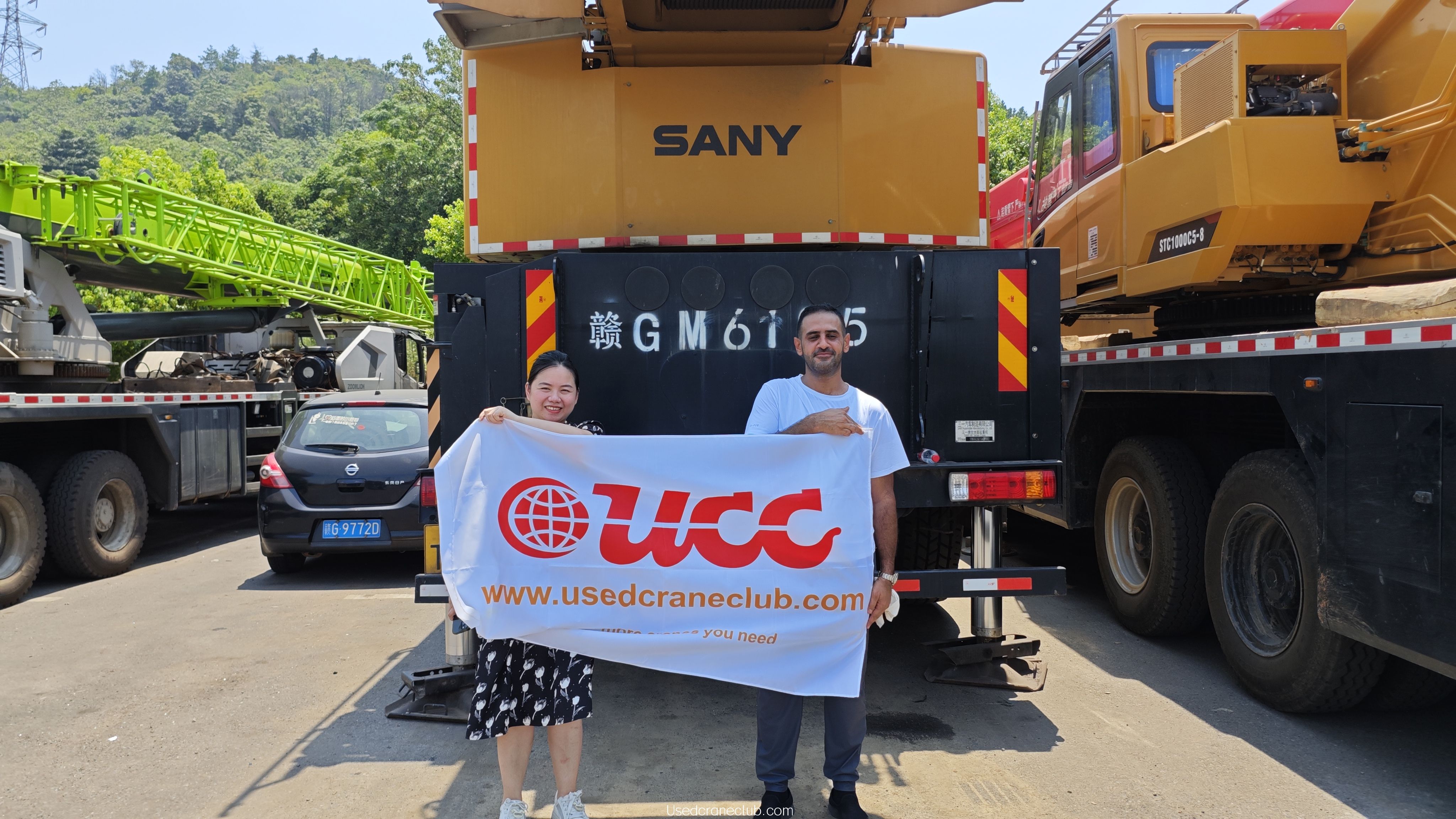 We delivered a SANY SAC2000E 200 ton crane to a buyer in Saudi Arabia