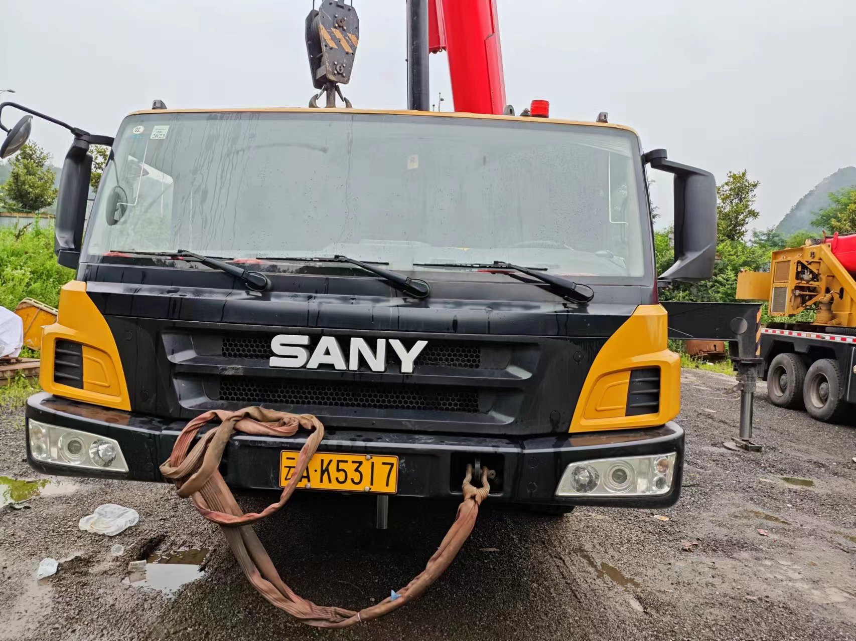 SANY STC1000C8 crane  Vehicle inspection before shipment to Dubai